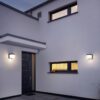 Trio 228260142 Yangtze LED Nástěnné venkovní světlo | Teplá bílá | 3W | Černá