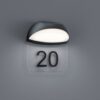 Trio 228360142 Muga LED Nástěnné venkovní světlo | Teplá bílá | 5W | Černá