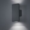 Trio 228460242 Colorado LED Nástěnné venkovní světlo | Teplá bílá | 2x3W | Černá