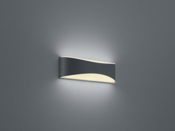 Trio 228560242 Konda LED Nástěnné venkovní světlo | Teplá bílá | 9W | Černá