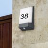 Trio 228669142 Kasai LED Nástěnné venkovní světlo | Teplá bílá | 9W | Černá