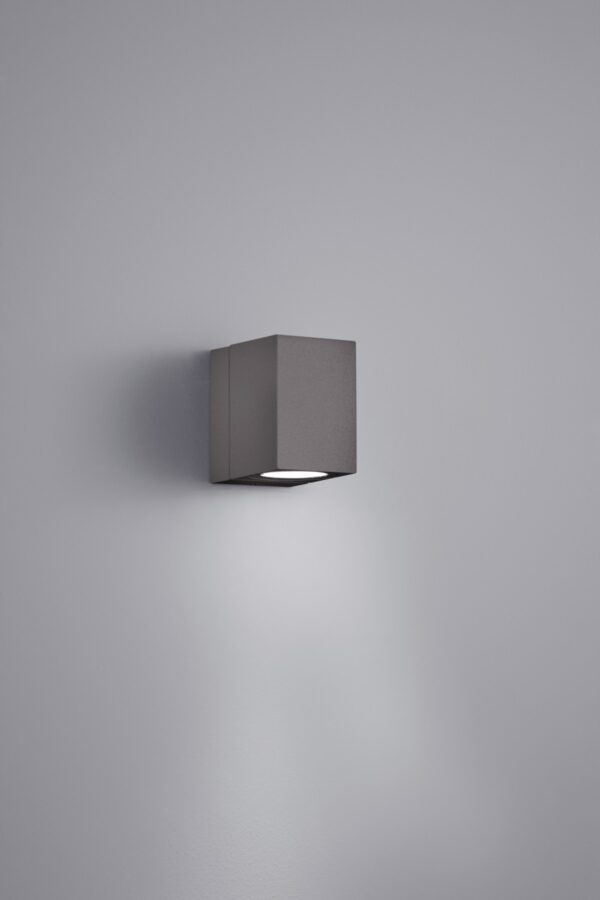 Trio 229160142 Tiber LED Nástěnné venkovní světlo | Teplá bílá | 3W | Černá