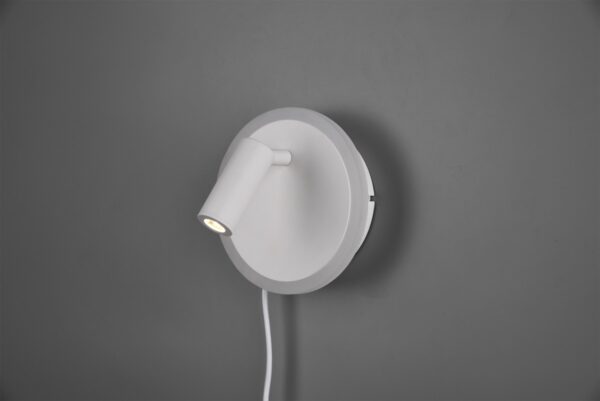 Trio 229210231 Jordan LED nástěnní svítidlo | Teplá bílá | Bílá | 5W+2W