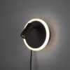 Trio 229210232 Jordan LED nástěnní svítidlo | Teplá bílá | Černá | 5W+2W