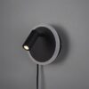 Trio 229210232 Jordan LED nástěnní svítidlo | Teplá bílá | Černá | 5W+2W