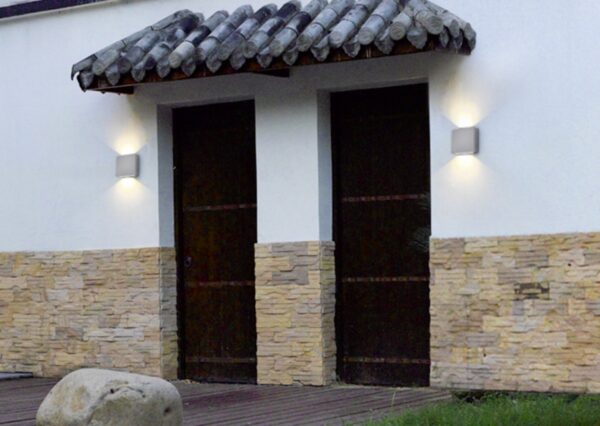Trio 229360287 Thames LED venkovní svítidlo | Teplá bílá | 2x3W | Kov