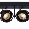Lucide 22969/24/30 Griffon LED bodové svítidlo | Teplá bílá | Černá | 2x12W