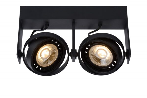 Lucide 22969/24/30 Griffon LED bodové svítidlo | Teplá bílá | Černá | 2x12W