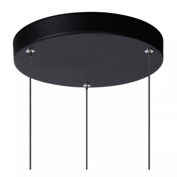 Lucide 24401/21/30 Tubule LED stropní svítidlo | Teplá bílá | Černá | 3x7W