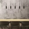 Lucide 24401/35/30 Tubule LED stropní svítidlo | Teplá bílá | Černá | 5x1,4W