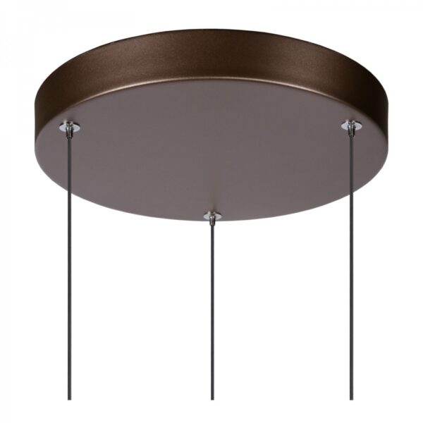 Lucide 24402/15/96 LED stropní svítidlo | Teplá bílá | Barevný kov | Hnědá | Mosaz | 3x4W