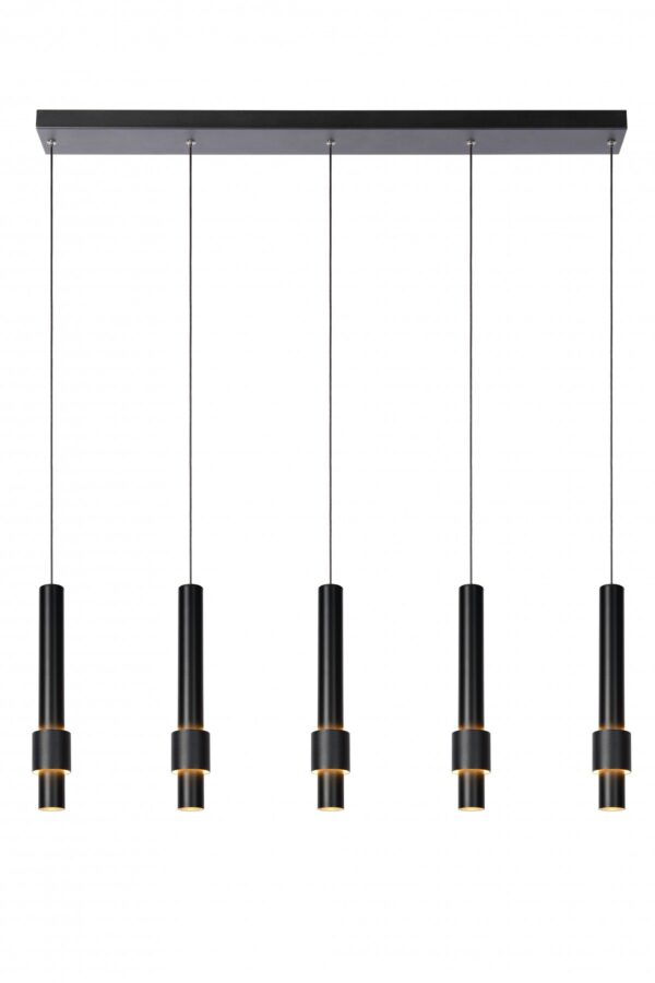 Lucide 24402/30/30 LED stropní svítidlo | Teplá bílá | Černá | 5x4,2W