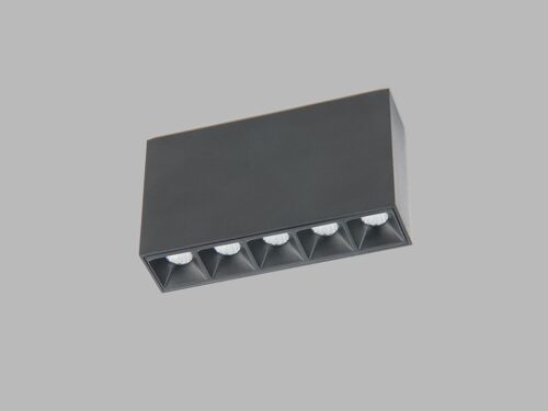 LED2 1251133 Linear On LED Přisazené stropní svítidlo | Teplá bílá | 10=1050lmW | Černá