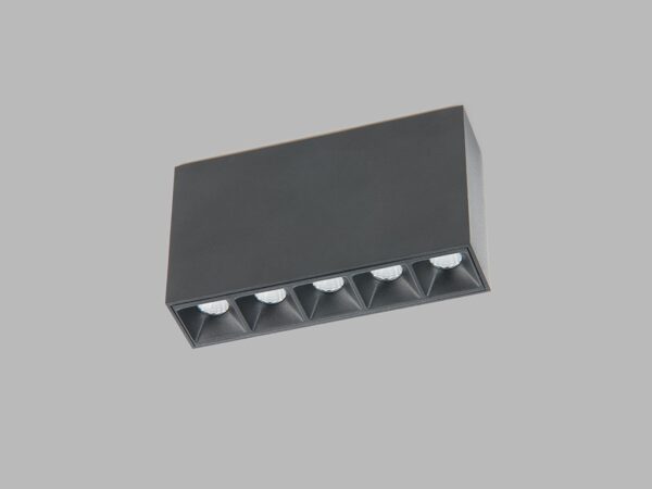 LED2 1251133 Linear On LED Přisazené stropní svítidlo | Teplá bílá | 10=1050lmW | Černá