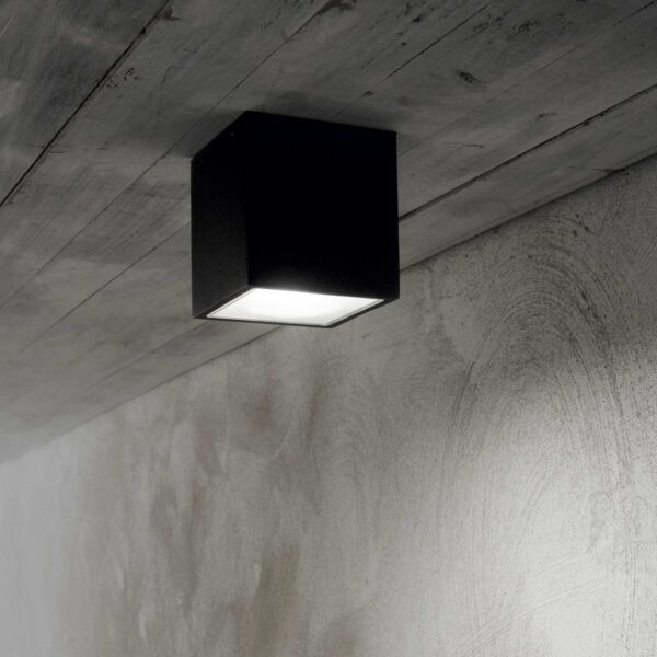 Ideal lux 251578 Techo Small Přisazené stropní svítidlo | GU10 | Černá