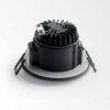 Ideal lux 252032 Room LED Zápustné osvětlení | Teplá bílá | 8W | Černá