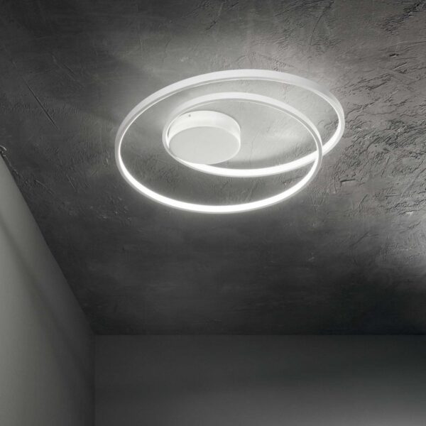 Ideal lux 253688 Oz LED Přisazené stropní svítidlo | Teplá bílá | 49W | Bílá