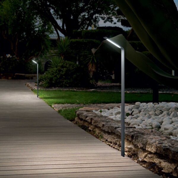 Ideal lux 254388 Agos Small LED Zahradní sloupkové světlo | Teplá bílá | 65W | Černá