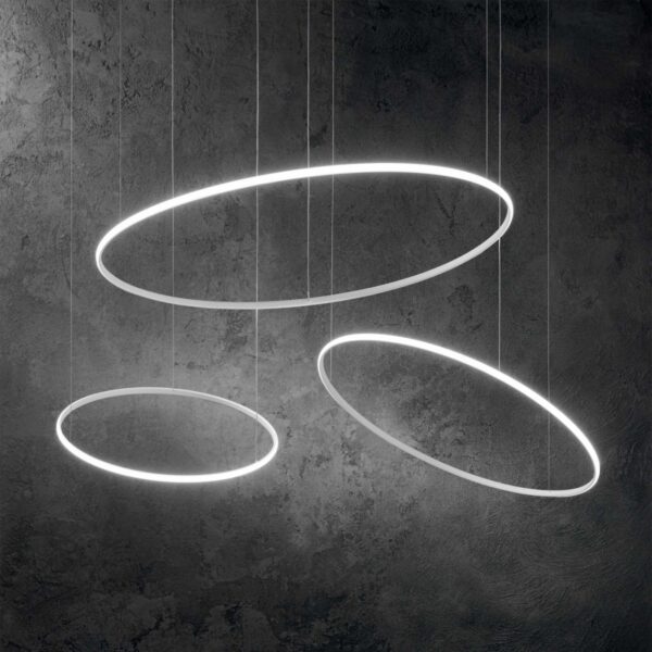 Ideal lux 258775 Hulahoop LED stropní svítidlo | Teplá bílá | 30W | Bílá