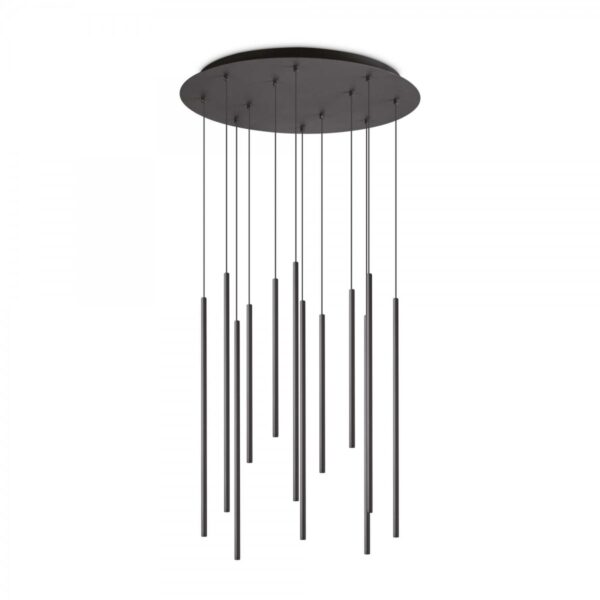 Ideal lux 263434 Filo LED stropní svítidlo | Teplá bílá | Černá | 23W