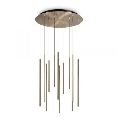 Ideal lux 263663 Filo LED stropní svítidlo | Teplá bílá | Barevný kov | Mosaz | 23W