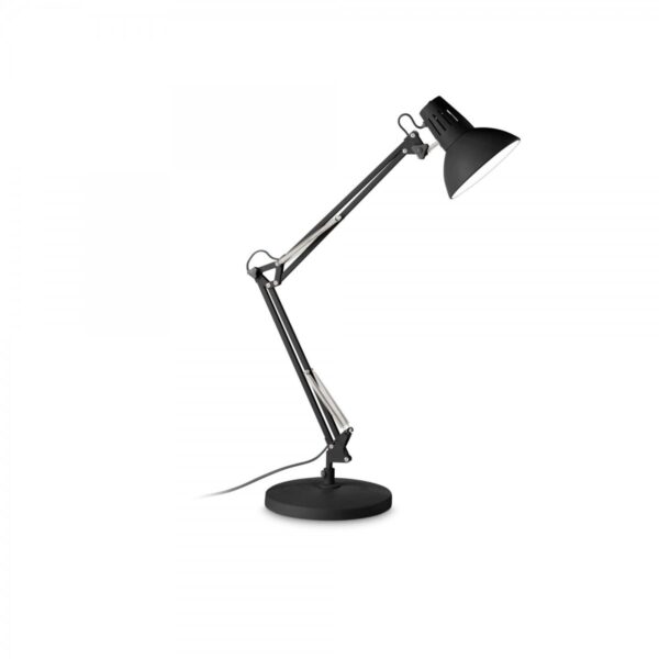 Ideal lux 265278 Wally Stojací lampa | E27 | Černá
