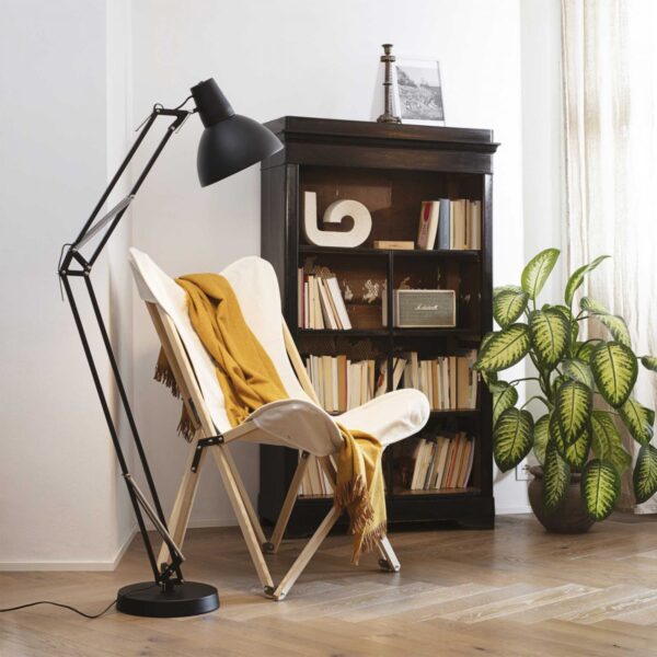 Ideal lux 265292 Wally Stojací lampa | E27 | Černá