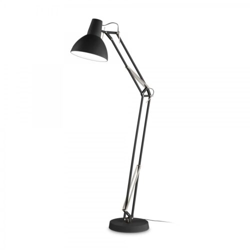 Ideal lux 265292 Wally Stojací lampa | E27 | Černá
