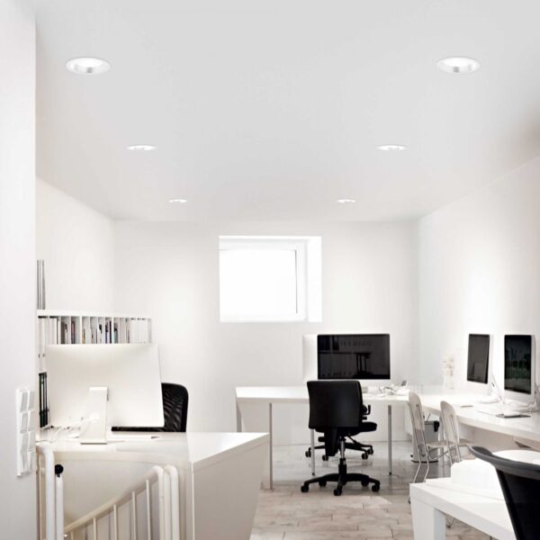 Ideal lux 266510 Off LED bodové svítidlo | Teplá bílá | 28W | Bílá
