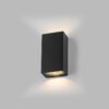 LED2 5100434 Blok LED Nástěnné venkovní světlo | Teplá bílá | Černá | 2x3W