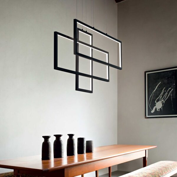 Ideal lux 253589 Frame LED stropní svítidlo | Teplá bílá | 93W | Bílá