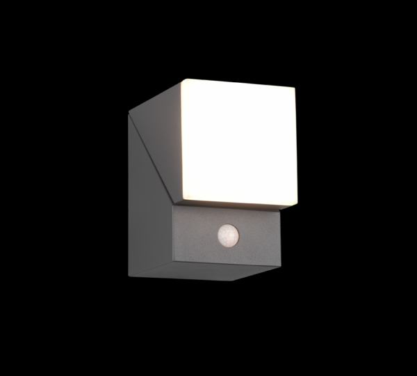Trio 270669142 Avon LED Nástěnné venkovní světlo | Teplá bílá | 7W | Černá