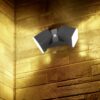 Trio 270669242 Avon LED Nástěnné venkovní světlo | Teplá bílá | 2x7W | Černá