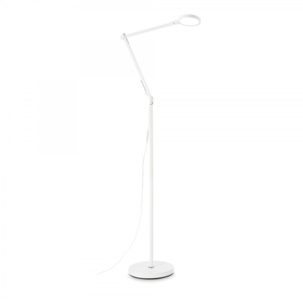 Ideal lux 272085 Futura Pt LED stojací lampa | Přírodní bílá | Bílá | 10W