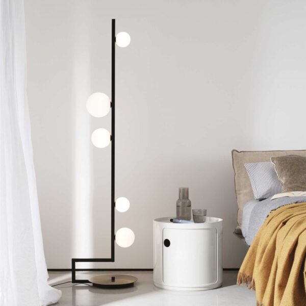 Ideal lux 273662 Birds Stojací lampa | G9 | Bílá