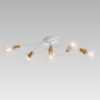 LUXERA 92027506 Tameta Dřevěná bodovka | E14 | Bílá | Dřevo