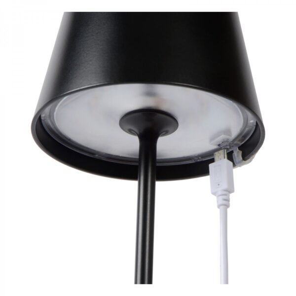 Lucide 27888/04/30 LED Stmívatelná lampička | Teplá bílá | Černá | 2,2W