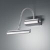 Trio 279770107 Curtis LED nástěnní svítidlo | Teplá bílá | 4W | Kov | Nikl