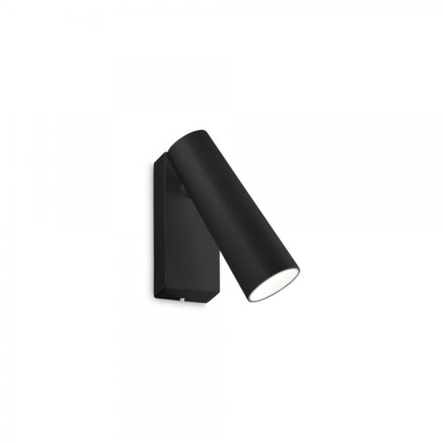 Ideal lux 281001 Pipe Ap LED nástěnní svítidlo | Teplá bílá | Černá | 7W