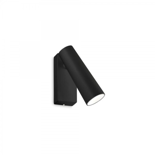 Ideal lux 281001 Pipe Ap LED nástěnní svítidlo | Teplá bílá | Černá | 7W