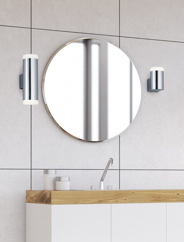 Trio 283110206 Ray LED nástěnní svítidlo | Teplá bílá | 2x4W | Chrom | Kov