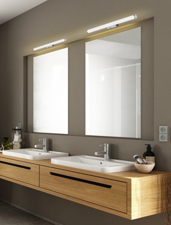 Trio 283270206 Mattimo LED nástěnní svítidlo | Teplá bílá | 6W | Chrom | Kov