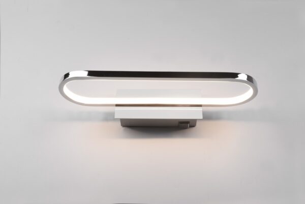 Trio 283770106 Gianni LED Nástěnní svítidlo s vypínačem | Teplá bílá | Chrom | Kov | 17W