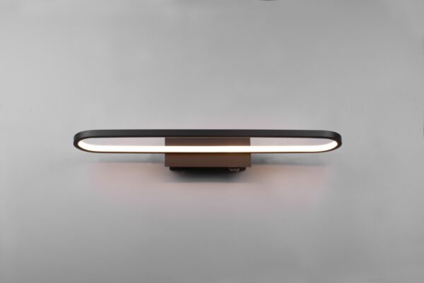 Trio 283779132 Gianni LED Nástěnní svítidlo s vypínačem | Teplá bílá | Černá | 22W