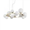 Ideal lux 283814 Perlage Lustr | G9 | Barevný kov | Mosaz