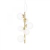 Ideal lux 283821 Perlage Lustr | G9 | Barevný kov | Mosaz
