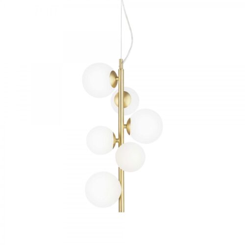 Ideal lux 283821 Perlage Lustr | G9 | Barevný kov | Mosaz