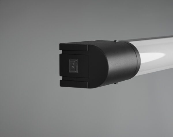 Trio 284074232 Piera LED Nástěnní svítidlo s vypínačem | Teplá bílá | Černá | 8W