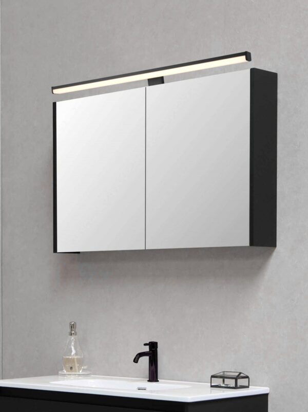 Trio 284116032 Lino LED nástěnní svítidlo | Teplá bílá | Černá | 11,5W