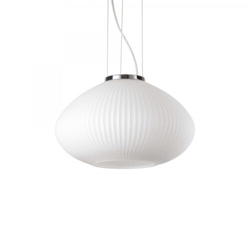 Ideal lux 285184 Plisse Lustr | E27 | Bílá